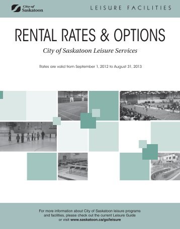 Rental Rates Options City Of Saskatoon