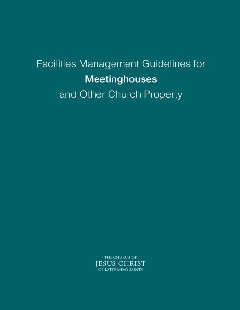facilities-management-guidelines-for-meetinghouses-and-other