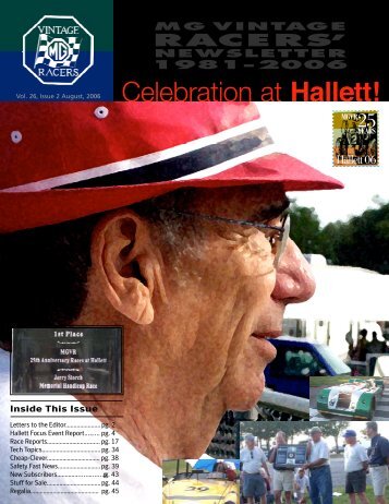 Celebration at H a l l e t t ! - MGVR.org