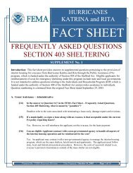 FACT SHEET - Missouri State Emergency Management Agency