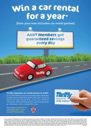 (from your new exclusive car rental partner) - AANT