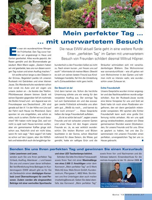 Ausgabe 4/2007 (PDF - 1 2 MB) - im E-Werk Wels