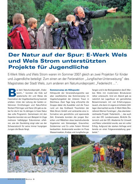 Ausgabe 4/2007 (PDF - 1 2 MB) - im E-Werk Wels