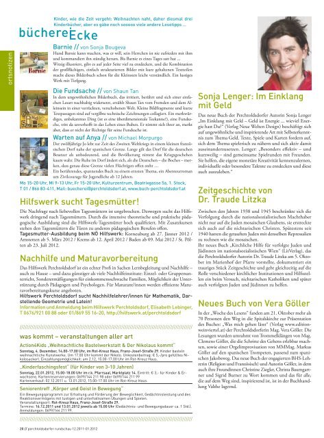 Ausgabe 12/2011 - startseite - Marktgemeinde Perchtoldsdorf
