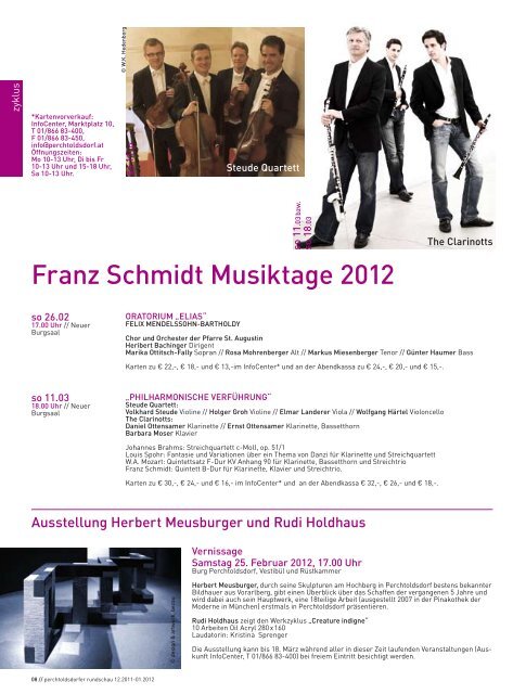 Ausgabe 12/2011 - startseite - Marktgemeinde Perchtoldsdorf