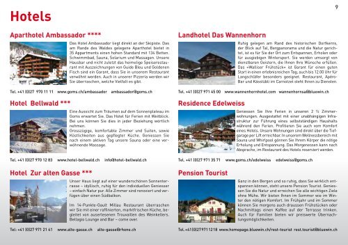 Winter 2012–2013 - Bellwald Tourismus