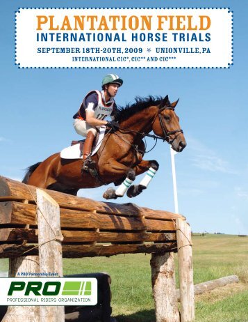 plantation Field International Horse Trials - Fairmount Public Relations