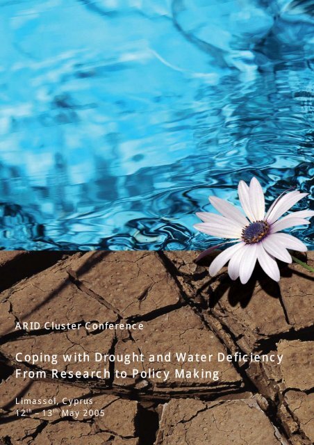 Coping With Drought And Water Deficiency From Arid Cluster