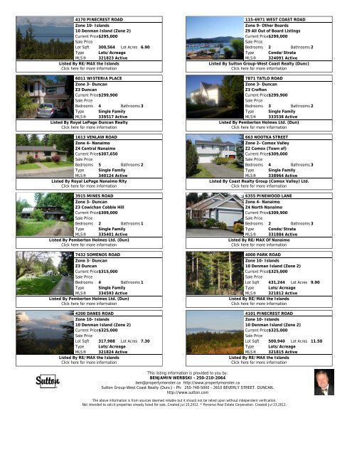 Vancouver Island Foreclosures