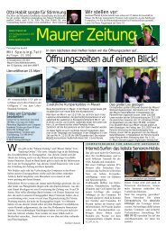 Maurer Zeitung - Liesing online