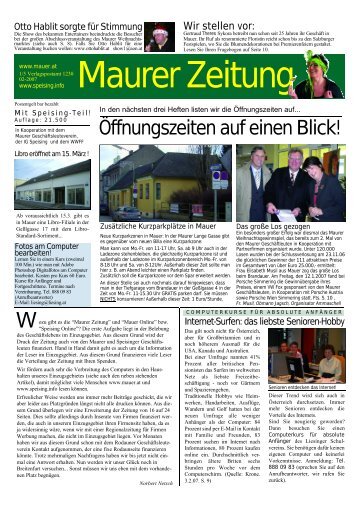 Maurer Zeitung - Liesing online