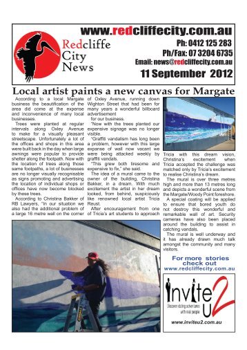 2012 09 11 Edition 367 - Redcliffe City News