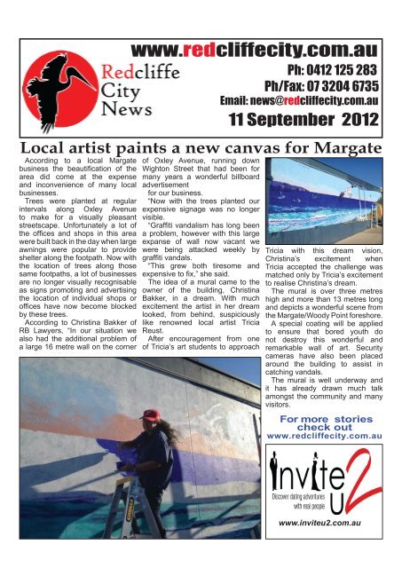 2012 09 11 Edition 367 - Redcliffe City News