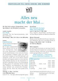 Alles neu macht der Mai… - Bibliothek Spiez