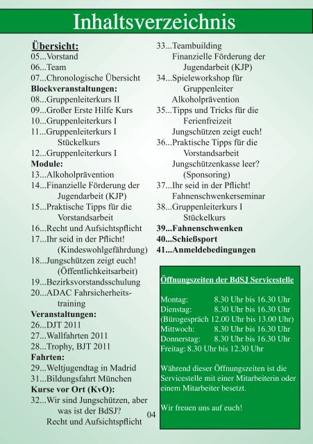 Bund der St. Sebastianus Schützenjugend Diözesanverband ... - BdSJ