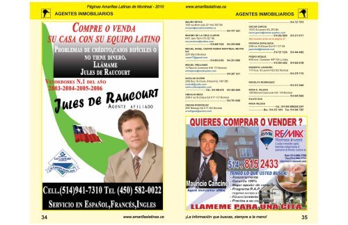 2 agentes inmobiliarios - Directorio Comercial 2012