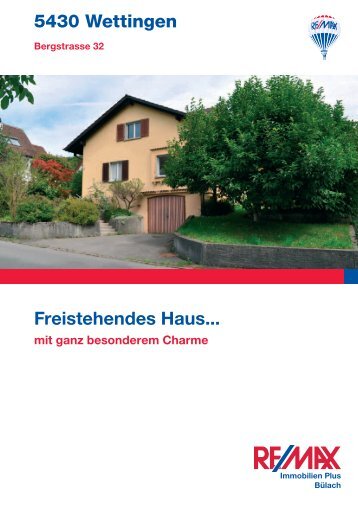 5430 Wettingen Freistehendes Haus... - Marisol Garcia Borkheim ...