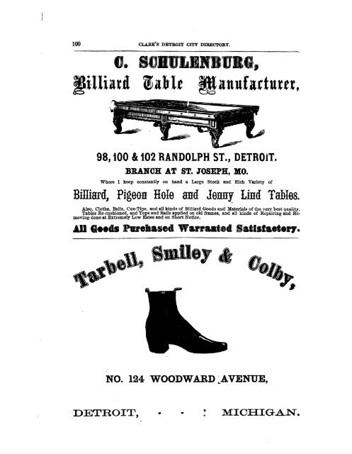 Detroit R L Polk City Directory 1870 - JewishGen KehilaLinks