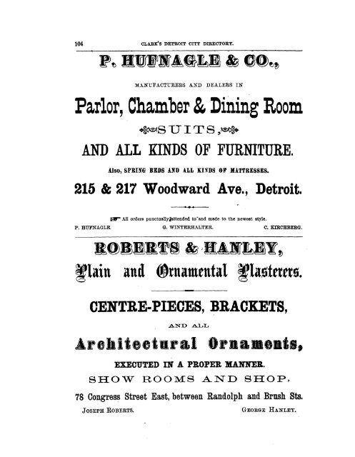 Detroit R L Polk City Directory 1870 - JewishGen KehilaLinks