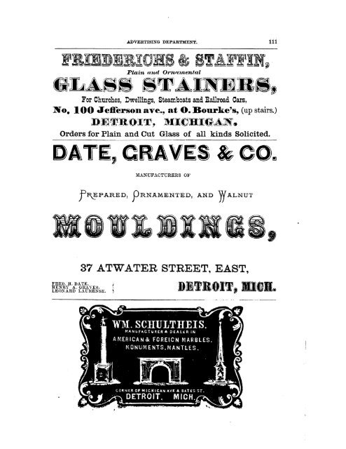 Detroit R L Polk City Directory 1870 - JewishGen KehilaLinks