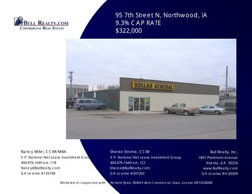 95 7th Street N, Northwood, IA 9.3% CAP RATE $322,000 - Bull Realty