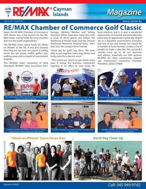 Magazine Issue 9- ( 28th April, 2011) - RE/MAX Cayman Islands