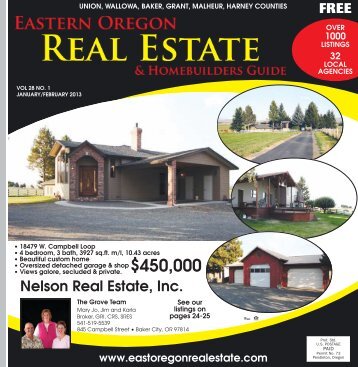 Eastern Oregon Real Estate & Home Builders Guide - Mountain News