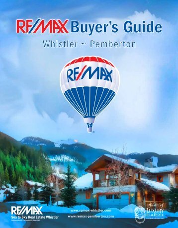 RE/MAX Sea to Sky Real Estate Whistler - Buyer's Guide