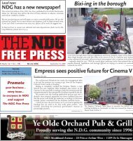Bixi-ing in the borough Empress sees positive future for Cinema V