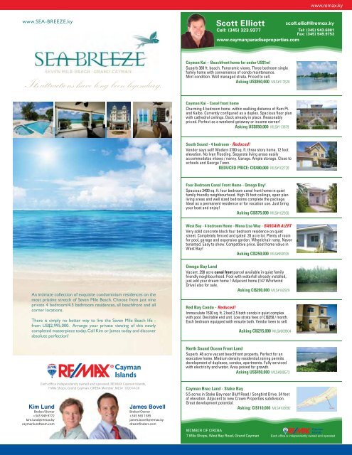 Magazine issue 14 (8th July 2011) - RE/MAX Cayman Islands