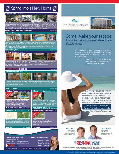 Magazine issue 14 (8th July 2011) - RE/MAX Cayman Islands