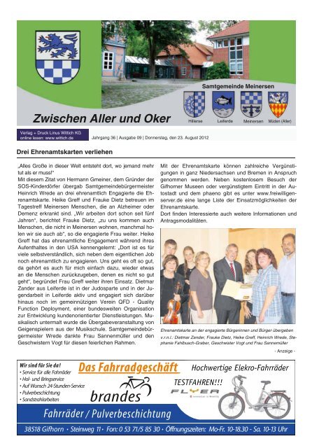 Zwischen Aller und Oker - Samtgemeinde Meinersen