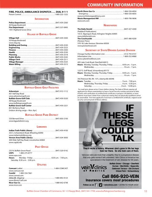 2011-12 Buffalo Grove Community Guide - Communities