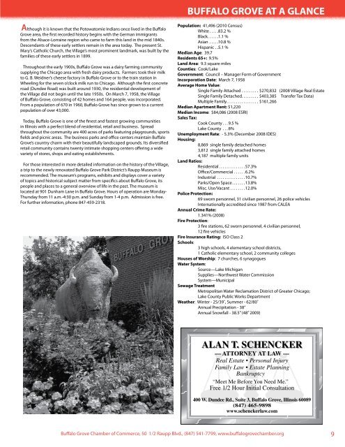 2011-12 Buffalo Grove Community Guide - Communities