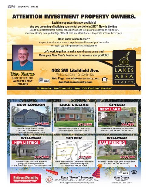 WCAR Open HOuse Weekend - West Central Association of Realtors