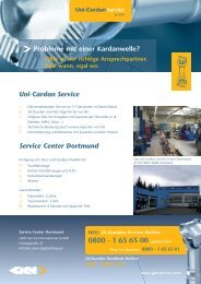 Service Center Dortmund - GKN Aftermarkets & Services