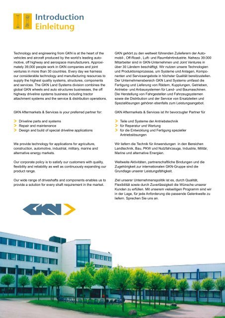 Driveline Solutions - GKN Aftermarkets & Services