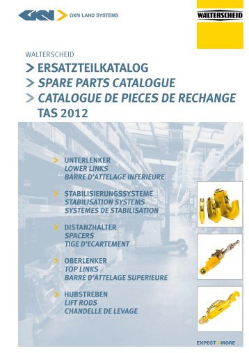 barre d'attelage suPerieure hydrauliQue - GKN Walterscheid GmbH