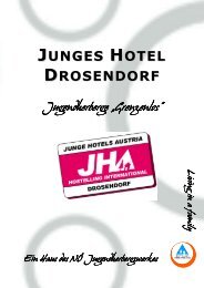 Informationsbroschüre Drosendorf 2010 - Junge Hotels in NÖ