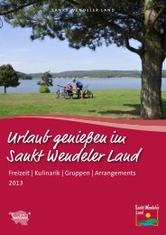 Urlaub genießen im Sankt Wendeler Land - Bostalsee