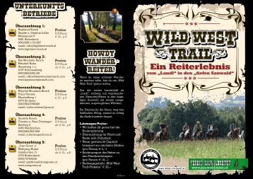 Wild West (Trail) - Reiten im Sauwald