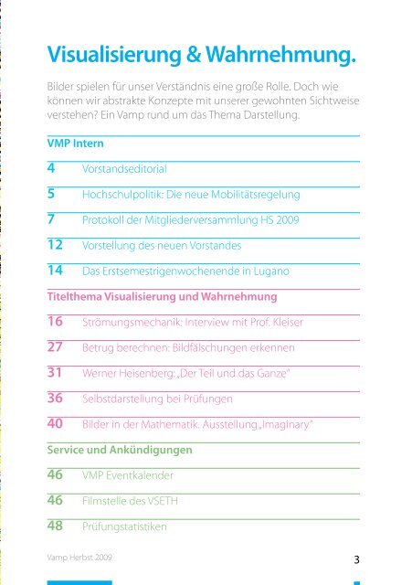 Visualisierung & Wahrnehmung - VMP