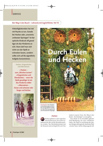 Durch Eulen und Hecken - Ingrid Klimke