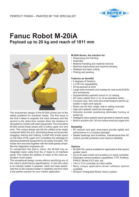 FANUC Robot M-20iA (pdf) - reiter-oft.de