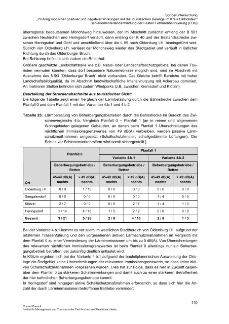 Sonderuntersuchung „Prüfung möglicher positiver und negativer ...