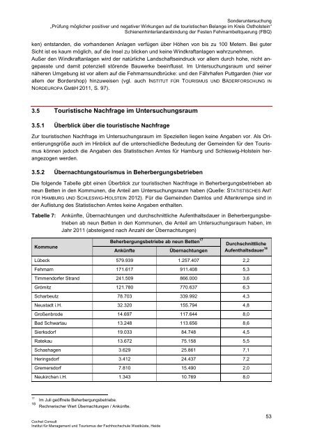 Sonderuntersuchung „Prüfung möglicher positiver und negativer ...