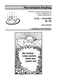 Kirchenanzeiger Nr. 09 vom 27.04. bis 10.05.2009 - Katholischer ...