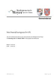 Gemeinderat - Weyer