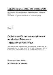 Festschrift für PETER HANELT - Genres