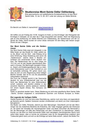 Studienreise Mont Sainte Odile/ Odilienberg - Gesellschaft für ...